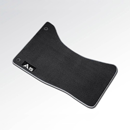 Audi A5 (8T) Originele Velours mattenset zwart/grijs